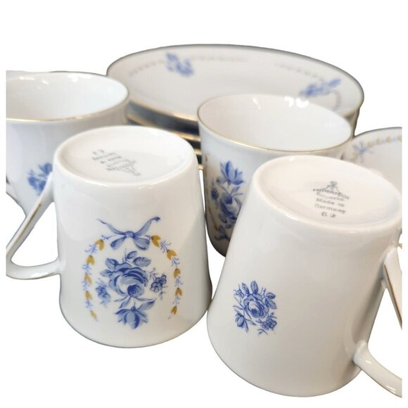 Vin. Mitterteich Bavaria Made in Germany Tea Cup, Saucer & Dessert Plate Set of - Picture 4 of 15